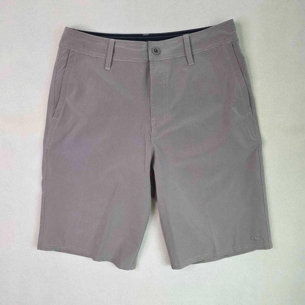 O'Neill Hybrid Shorts Men's 30 Brown Beige Tan Walkshorts Stretch Boardshorts